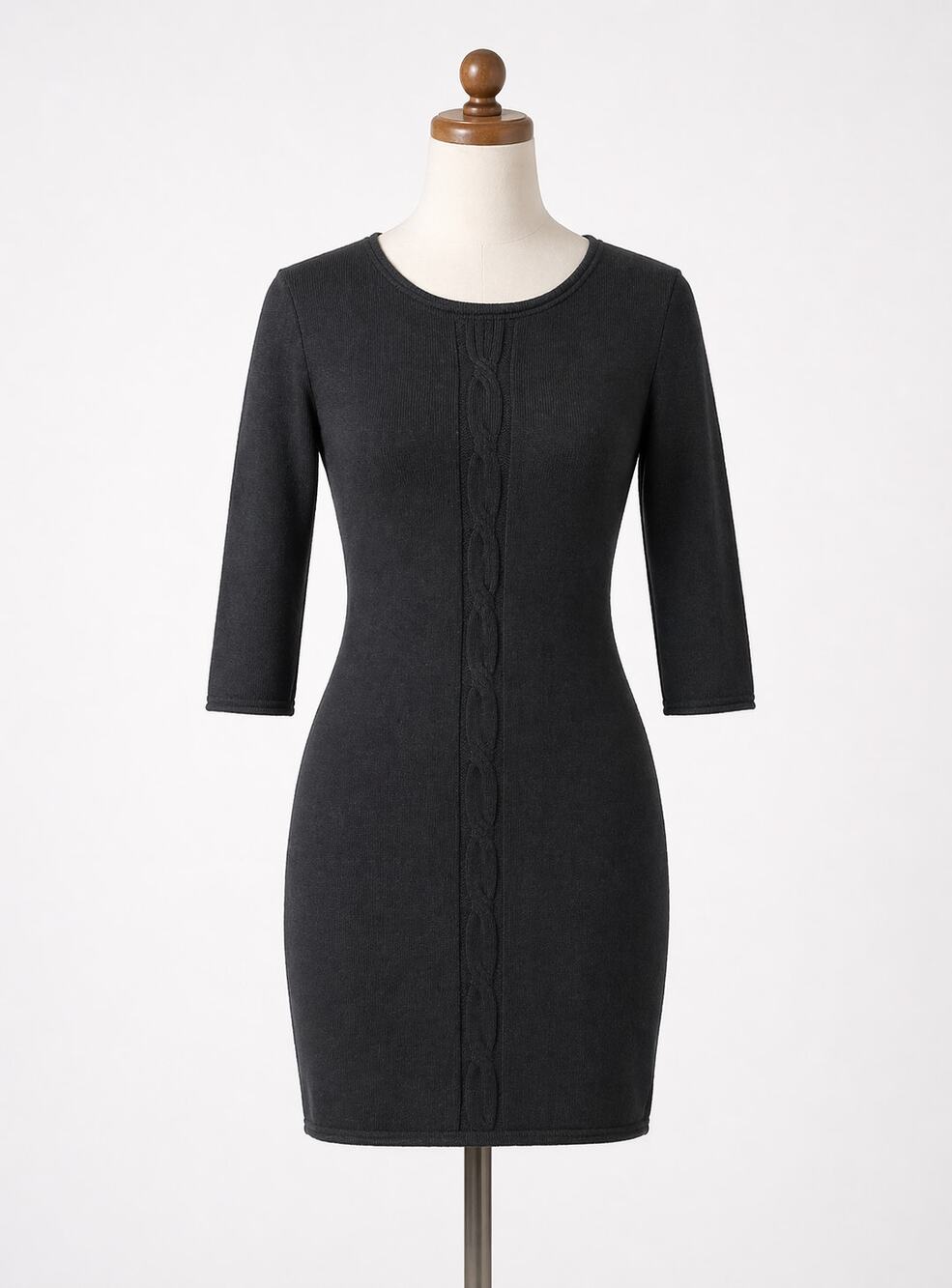 Krimson & Klover | Woven Sweater Dress Black S